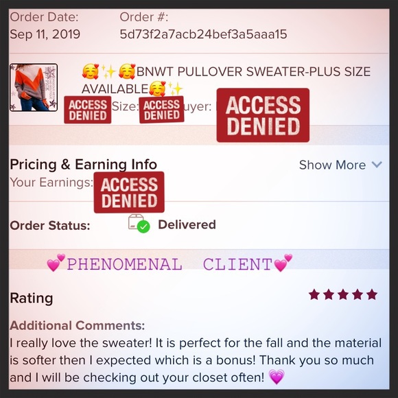 ð¥°ð¹2X HOST PICK 06/23/22 @Neekaah01 ð¹ð¥°ð¹BNWT PULLOVER SWEATER-PLUS SIZEð¥°ð¹ - Picture 5 of 5